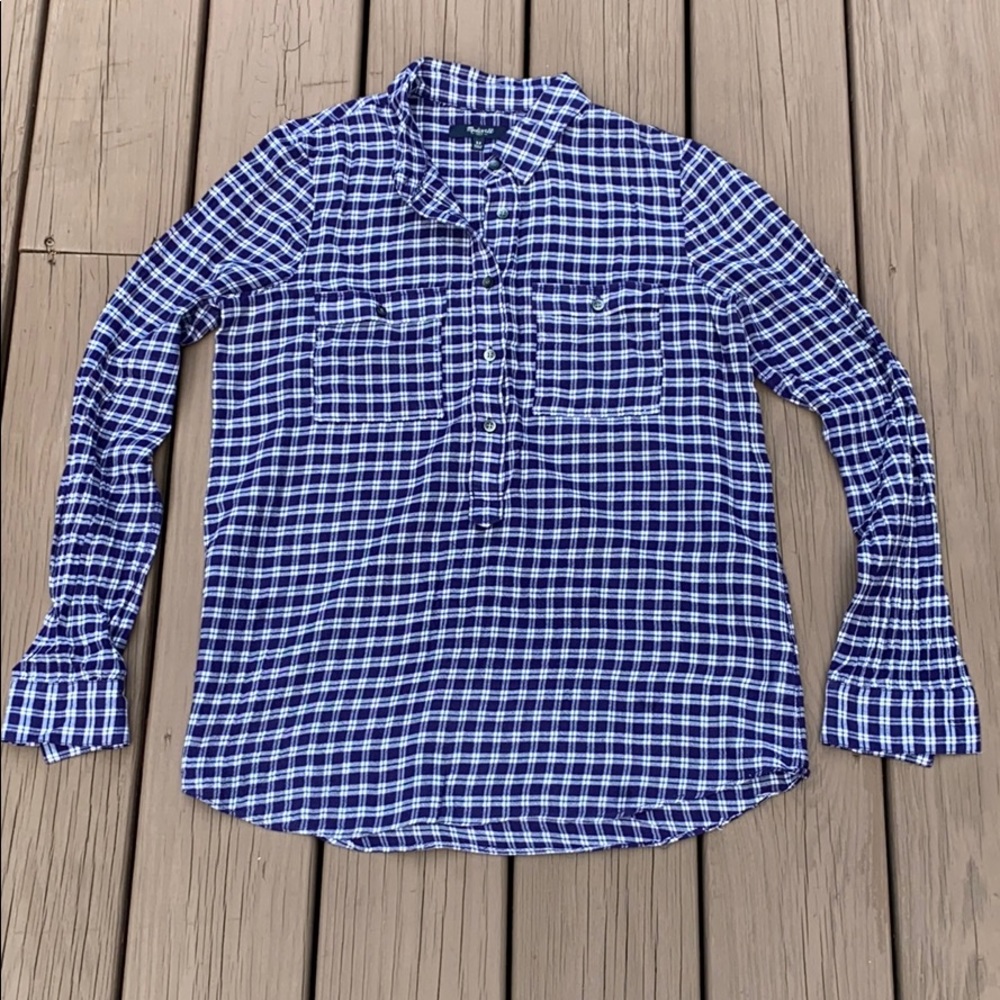 Madewell popover top size XS